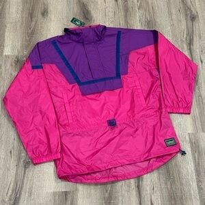 NWT Sold Out LL Bean Medium John Mayer Y2K Neon Limited Edition Anorak Pullover